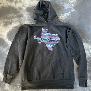 Lone Star Classic National Volleyball Qualifier Texas Hoodie Gray Blue Purple